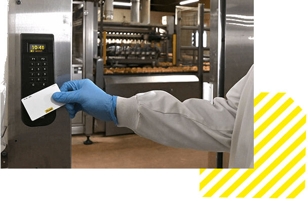 relógio de ponto para ambientes industriais