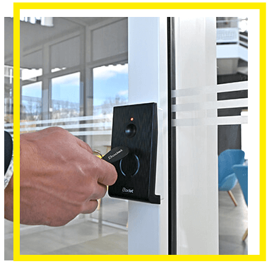sistema de controlo de acessos ergonómico