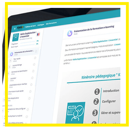 Kelio Academy para formação no software de ponto Kelio